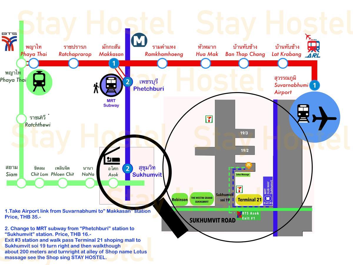 Stay Hostel Bangkok Esterno foto